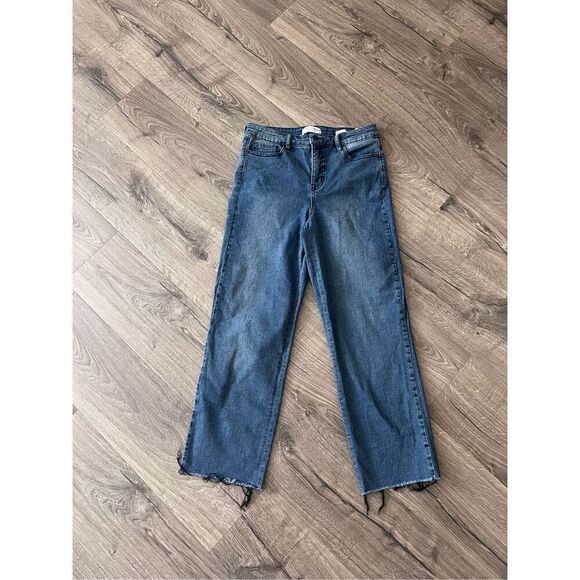Social Standard By Sanctuary 5 Pocket High Rise Crop Straight Jean size 10 - Picture 1 of 6